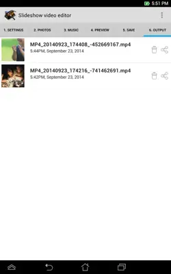 Slideshow video editor android App screenshot 0