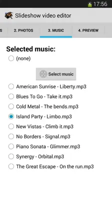 Slideshow video editor android App screenshot 9