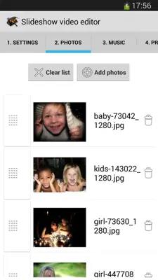 Slideshow video editor android App screenshot 10