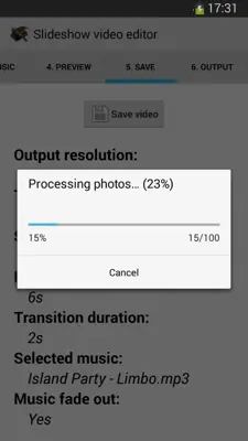 Slideshow video editor android App screenshot 7